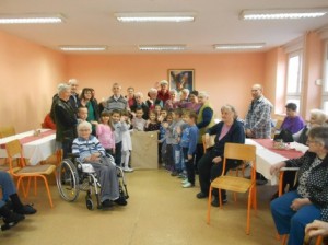Дружење са предшколцима из ПУ ''Бамби'' вртић ''Сунчица'' 04.11.2016. год.